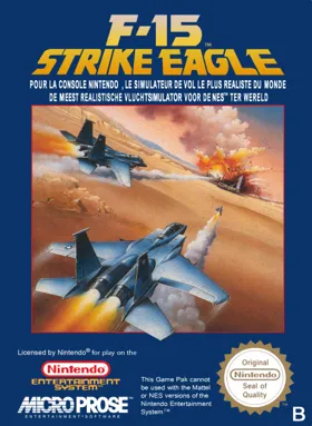 F-15 Strike Eagle (France) (En,Fr,Nl) box cover front